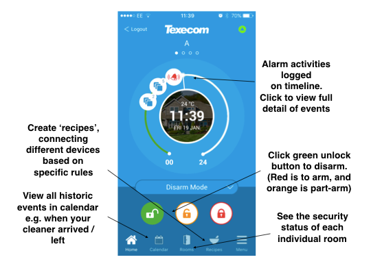 Texecom Connect App