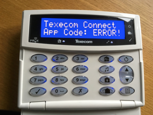 Trouble-Shooting the Texecom App & SmartCom