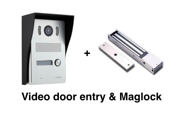 How to install a video door entry system with a Maglock (magnetic lock)