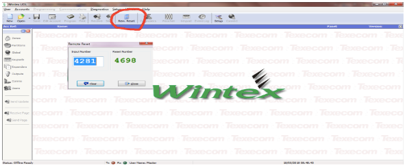 Texecom Premier ANTI-CODE Reset