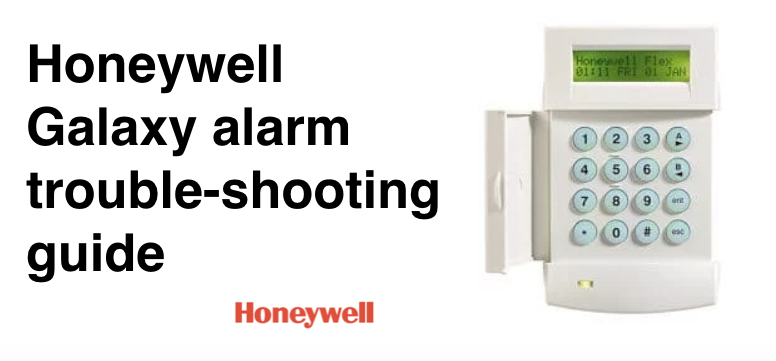 ADT Honeywell Galaxy alarm trouble-shooting guide