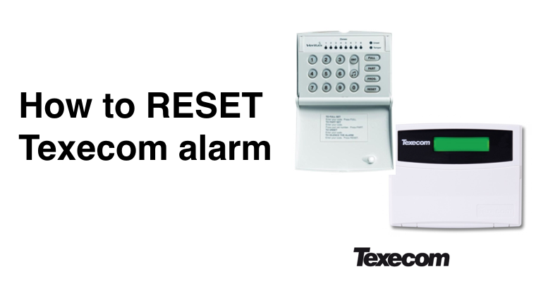 How to Reset your Texecom alarm