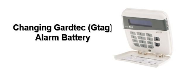 How to change Gardtec alarm battery