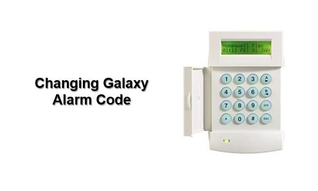 How to change Honeywell Galaxy alarm code